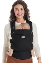 Momcozy Portabebé Ergonómico Cangurera Para Bebé Mochila Color Negro
