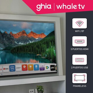 Foto 6 | Foto 6 | Ghia Pantalla Smart Tv 43'' Whale Tv Full Hd 3 Hdmi 2 Usb Dolby Audio. Modelo G43w25