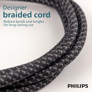 Foto 6 | Foto 6 | Philips Ezfit - Tira De Alimentación Con Protector De Sobretensiones De 8 Tomas Cable De Extensión Trenzado De 8 Pies Tomas Am