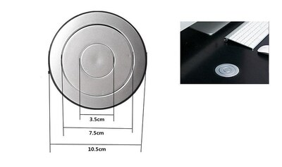 Foto 3 | Foto 3 | Zjchao Multicontacto Torre Para Mesa De Cocina Usb Pulling Up Outlet Desktop Worktop Kitchen Electric Socket 3-outlet Power Sock