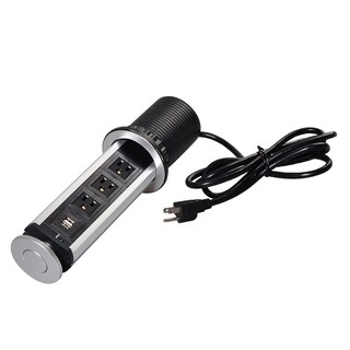 Foto 8 | Foto 8 | Zjchao Multicontacto Torre Para Mesa De Cocina Usb Pulling Up Outlet Desktop Worktop Kitchen Electric Socket 3-outlet Power Sock