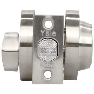 Foto 1 | Foto 1 | Yale Mx89180 Cerrojo Argos Redondo Llave-mariposa Niquel Satin