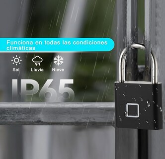 Foto 4 | Foto 4 | Zinker Candado Inteligente Bluetooth Con Desbloqueo Por Huella Compatible Con Apps Tuya Smart Y Smart Life