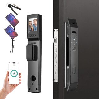 Foto 1 | Foto 1 | Cerradura Inteligente Cerradura Electronica Inteligente Con 7 Métodos Apertura Cerradura De Seguridad Multifuncional Con Wisho