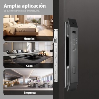 Foto 7 | Foto 7 | Cerradura Inteligente Cerradura Electronica Inteligente Con 7 Métodos Apertura Cerradura De Seguridad Multifuncional Con Wisho