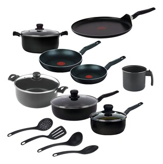 Foto 1 | Foto 1 | Batería De Cocina T-fal Vital 5819200 15 Piezas Color Negro