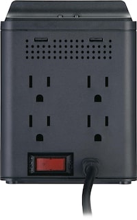 Foto 3 | Foto 3 | Vica Regulador Electrónico De Voltaje Y Centro De Carga Para Celular 800 Va / 400 W 4 Tomas De Corriente Y 4 Puertos Usb.