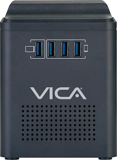 Foto 5 | Foto 5 | Vica Regulador Electrónico De Voltaje Y Centro De Carga Para Celular 800 Va / 400 W 4 Tomas De Corriente Y 4 Puertos Usb.