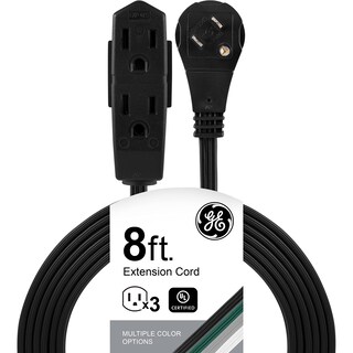 Foto 1 | Foto 1 | Ge 56991 - Cable De Extensión Plano De 3 Tomacorrientes De 8 Pies Con Múltiples Tomacorrientes De 3 Puntas Cable De Extensión D