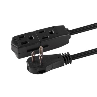 Foto 6 | Foto 6 | Ge 56991 - Cable De Extensión Plano De 3 Tomacorrientes De 8 Pies Con Múltiples Tomacorrientes De 3 Puntas Cable De Extensión D