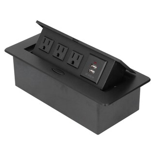 Foto 1 | Foto 1 | Tomacorriente Empotrable Regleta De Montaje Empotrado Regleta Empotrada Con Puertos Usb Toma De Corriente De Apertura Lenta