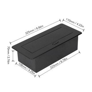 Foto 3 | Foto 3 | Tomacorriente Empotrable Regleta De Montaje Empotrado Regleta Empotrada Con Puertos Usb Toma De Corriente De Apertura Lenta