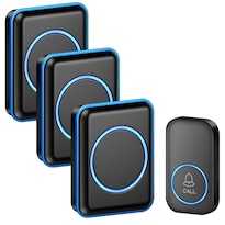 Gran Casa Necesaria - 300m Transmisión Timbres Inalámbricos Para Casa Timbre Inalambrico Exterior 3 Receptores Y 1 Transmisore