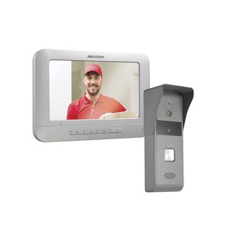 Foto 2 | Foto 2 | Hikvision Kit De Videoportero Manos Libres Con Pantalla Lcd A Color De 7'' Con Frente De Calle Para Exterior Ip65