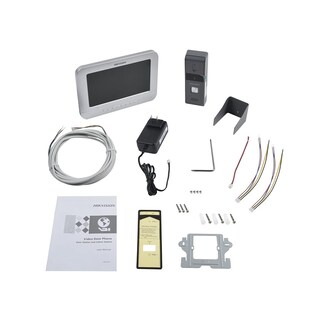 Foto 4 | Foto 4 | Hikvision Kit De Videoportero Manos Libres Con Pantalla Lcd A Color De 7'' Con Frente De Calle Para Exterior Ip65