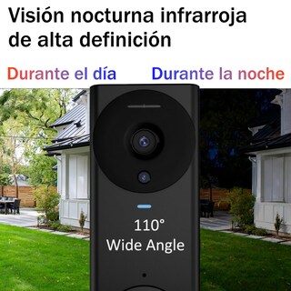 Foto 5 | Foto 5 | Dokyw Video Timbre Inteligente Timbre Con Camara Para Exterior Disparo Gran Angular De 110°, Audio Bidireccional Función De V