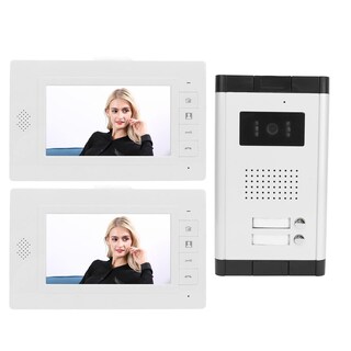 Foto 4 | Foto 4 | Videoportero Kit De Videoportero 1 Unidad Exterior Pantalla Tft De 7 Pulgadas Ac100-240v 2 Unidades Interiores Llamada Bid