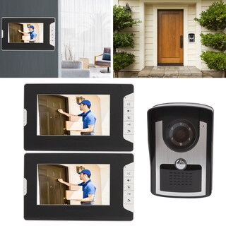 Foto 1 | Foto 1 | Videoportero De Timbre Videoportero Teléfono Timbre Kits Soporte Monitoreo Desbloqueo Puerta De Doble Vía Intercomunicador Ir Cá