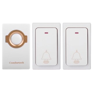 Foto 1 | Foto 1 | Sonew Timbre Inteligente Autoalimentado Timbre Para Personas Mayores No Requiere Baterías (2 Transmisores + 1 Receptor)