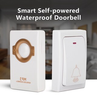 Foto 2 | Foto 2 | Sonew Timbre Inteligente Autoalimentado Timbre Para Personas Mayores No Requiere Baterías (2 Transmisores + 1 Receptor)