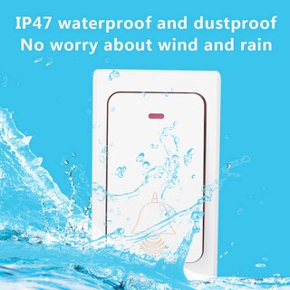Foto 6 | Foto 6 | Sonew Timbre Inteligente Autoalimentado Timbre Para Personas Mayores No Requiere Baterías (2 Transmisores + 1 Receptor)