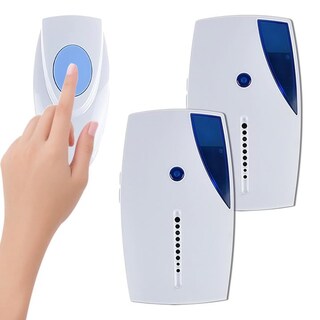 Foto 1 | Foto 1 | Timbres Inalámbricos Para Casa,puerta Con 1 Transmisor Y 2 Receptor 36melodías led Indicador 3 Niveles De Volumen Ajustable, Ind