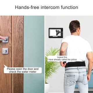 Foto 3 | Foto 3 | Sonew Kit De Timbre De Video 7 Pulgadas Cámara Lcd Intercomunicador Videoportero De Interfono Con Cámara De Visión Nocturna