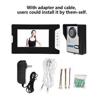 Foto 8 | Foto 8 | Timbres De Video Para Puertas Videoportero Con Cable De Lcd De 7 Pulgadas Con Visión Nocturna Sin Radiación Baja Potencia Im