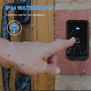 Foto 5 | Foto 5 | Carywon - Timbre Inalámbrico Para Casa Timbres Inalámbricos Para Puerta Con 1 Transmisor Y 2 Receptor 200 Metros De Alcance Co