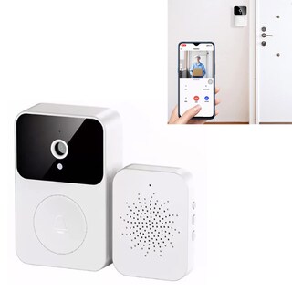 Foto 8 | Foto 8 | Timbre De Video X9 Wifi Timbre De Video Remoto Inalámbrico Captura Automática Almacenamiento para Protección De Seguridad Del H