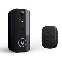 Camnoon Timbre Inteligente Cámara De Puerta Con Detección De Movimiento Wifi Cámara De Video Inalámbrica Timbre De Videoportero