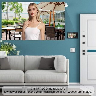 Foto 8 | Foto 8 | Sonew Kit De Timbre De Video 7 Pulgadas Cámara Lcd Videoportero Teléfono Kit De Timbre 3 Monitores Videoportero De Interfono