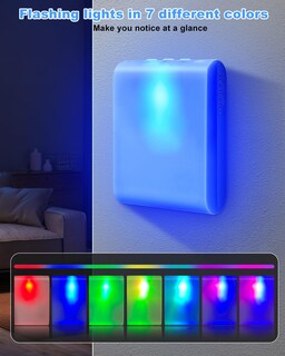 Foto 3 | Foto 3 | Kit De Timbre Inalámbrico Timbre De Puerta Con Botón Inalámbrico Para Personas Mayores Sordas Que Llaman Con 7 Tipos De Tonos D