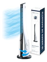 Ventilador De Torre Sin Aspas Bladeless Bv-9y Blanco Ultra Silencioso Con Oscilación 90cm De Alto Beckon