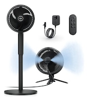 Ventilador Flexbreeze Inalámbrico Y Cable - Shark - Fa222laa Negro Negro Plástico 3