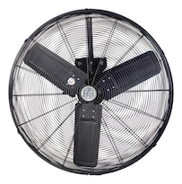 Ventilador Industrial Métalico Brisa Wi30 30pulg 33600120 Cantidad De Aspas 3 Estructura Negro Aspas Negro Diámetro 81.915 Cm Ma