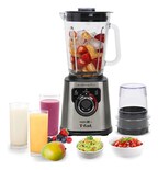 Licuadora Ultraforce Pro Inox T-fal 3 Programas Automáticos Con Tecnología Powerlix Life Y 6 Cuchillas Recubiertas De Titanio