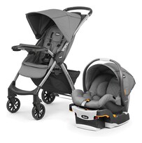 Chicco Carriola Mini Bravo Plus Travel System Slate Gris Color Gris Oscuro Chasis Negro