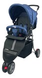 Carriola 3 Llantas Ultracompacta Trendy Kids 3 Xplorer Color Azul Chasis Negro