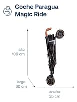 Carriola Magic Ride Bebesit Negro Negro Negro