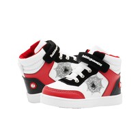 Tenis Bota Bubble Gummers Aracnido Blanco Rojo Para Niño Rojo