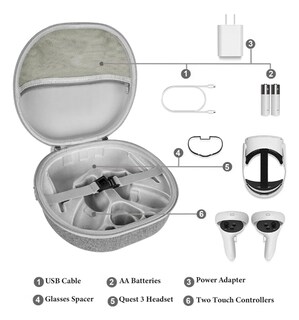 Foto 2 | Foto 2 | Estuche Rígido De Transporte 3 En 1 Modelo Blanco