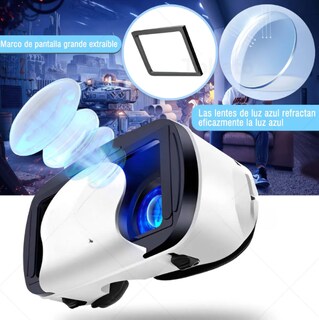Foto 2 | Foto 2 | Lentes De Realidad Virtual Con Control Remoto Y Audífonos Modelo Blanco