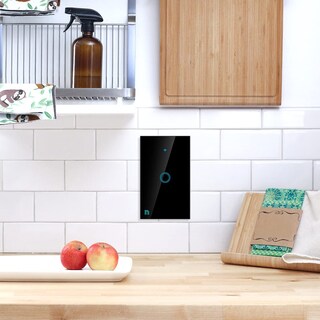 Foto 3 | Foto 3 | Bunker Interruptor Inteligente Táctil Wifi 1 Botón Negro