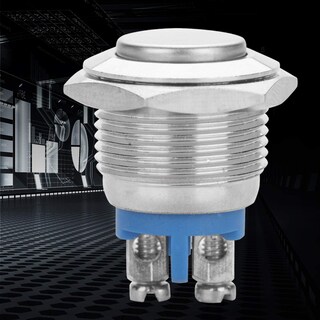 Foto 1 | Foto 1 | Mini Interruptor De Botón 5 Piezas/set 16mm 250v De Metal Impermeable 2 Pines Mini Interruptor De Botón Tener Función De Reinic