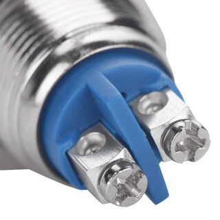 Foto 3 | Foto 3 | Mini Interruptor De Botón 5 Piezas/set 16mm 250v De Metal Impermeable 2 Pines Mini Interruptor De Botón Tener Función De Reinic