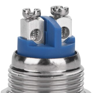 Foto 4 | Foto 4 | Mini Interruptor De Botón 5 Piezas/set 16mm 250v De Metal Impermeable 2 Pines Mini Interruptor De Botón Tener Función De Reinic