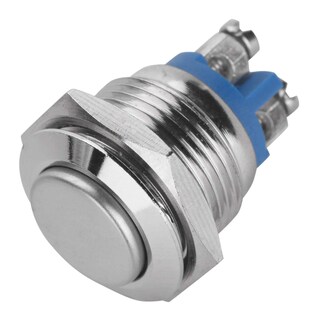 Foto 5 | Foto 5 | Mini Interruptor De Botón 5 Piezas/set 16mm 250v De Metal Impermeable 2 Pines Mini Interruptor De Botón Tener Función De Reinic