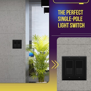 Foto 3 | Foto 3 | Enerlites Decorator - Interruptor De Luz Basculante Para Paleta Un Solo Polo 3 Cables Tornillo De Conexión A Tierra Grado Re