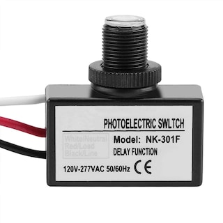 Foto 3 | Foto 3 | Sensor De Fotocélula Control De Luz Interruptor Fotoeléctrico Automático De Encendido/apagado 120 V-277 V Ca Interruptor De Se